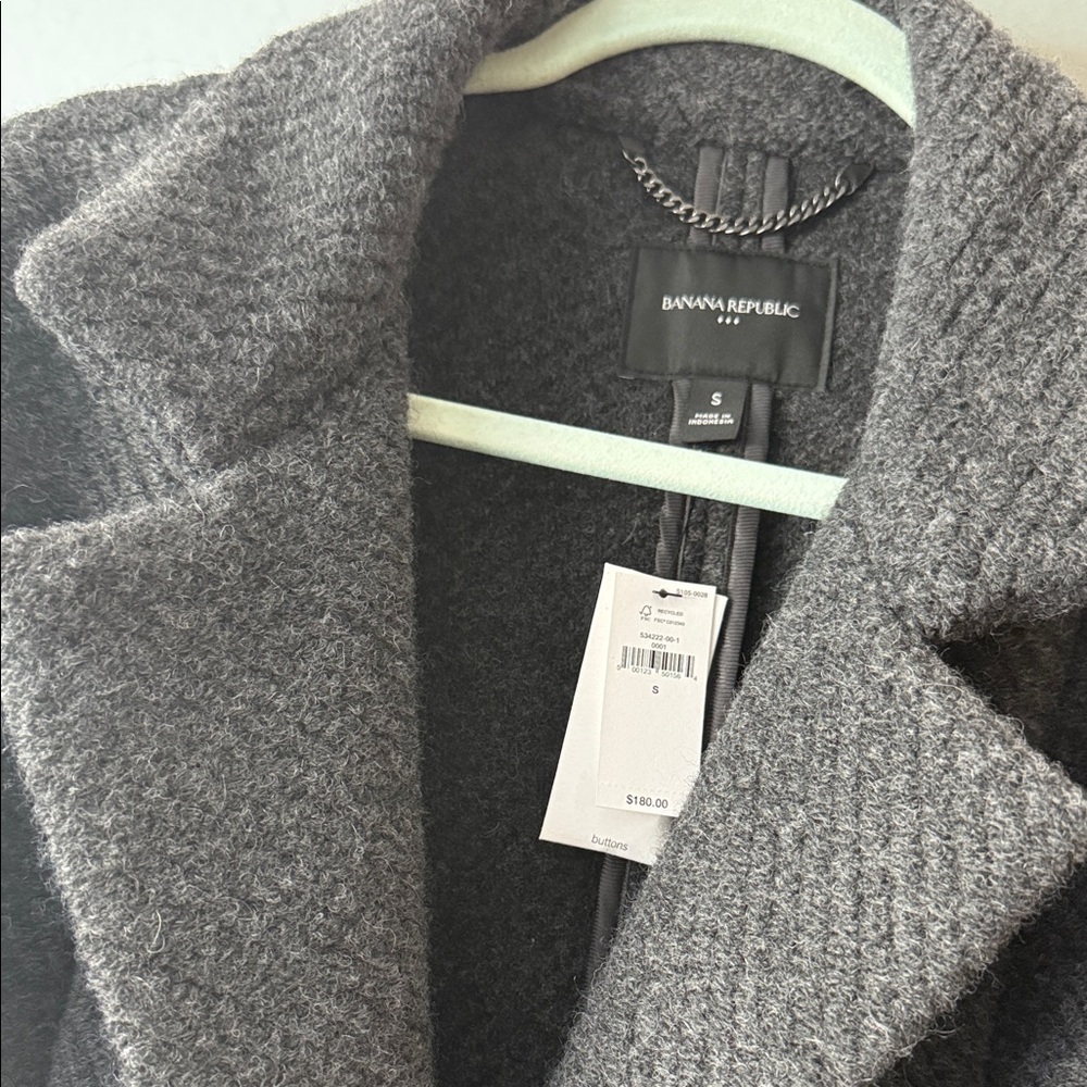Banana Republic Women's Charcoal Trench